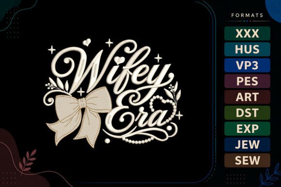 A Designer's Review of the Wedding Bride Quote Bow Embroidery