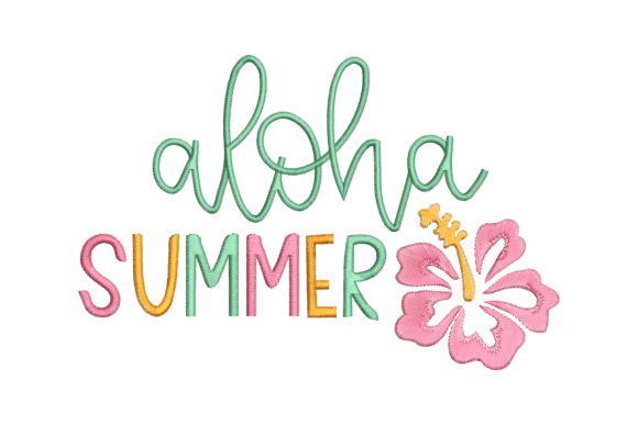 Aloha Summer with Tropical Flower Embroidery Design Review