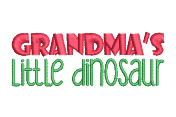 Grandma’s Little Dinosaur: A Boutique Sweatshirt Embroidery Review