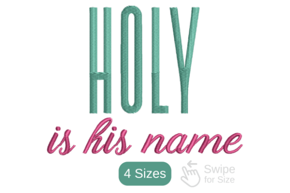 Holy is His Name Embroidery: A Seller's Review