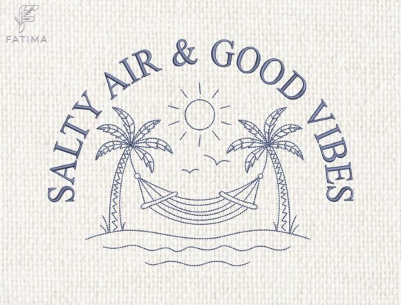 Salty Air Good Vibes: A Coastal Embroidery Review