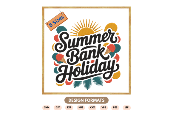 Summer Bank Holiday Embroidery Design: A Designer's Review