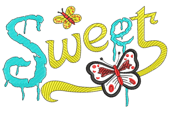 Sweet Word with Butterfly Embroidery Review for Craft Fair Success